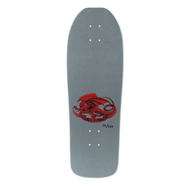 Claus Grabke Flame Face 10.25" x 30.5" Limited Silver signed Edition