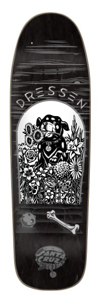 Eric Dressen - Pup - 9.31’’ x 32.36’’ - Black Stain & UV Ink