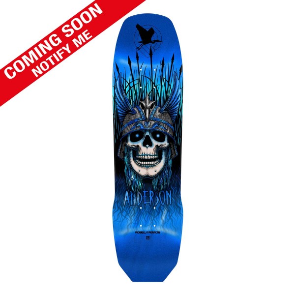 Andy Anderson - Heron III - Shape 289 - 8.45" x 31.80" - Blue Foil