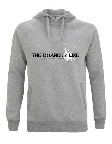 HOODY - Heather & White