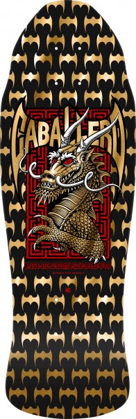 Steve Caballero - Pro Street - 9.625" x 29.75" - Black & Gold Foil