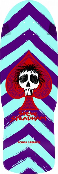 Steve Steadham - Skull & Spade - 10'' x 30.125'' - Aqua