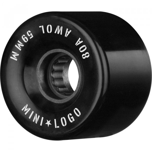MINILOGO Wheels A.W.O.L. A-Cut II 80a Black - 59mm