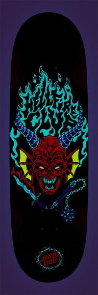 Hellfire Club Flames - Pop - ST - 9.0''x 31.998'' - Black