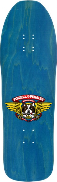 Frankie Hill - Bulldog - 10" x 31.5" - Blue & Red Stain