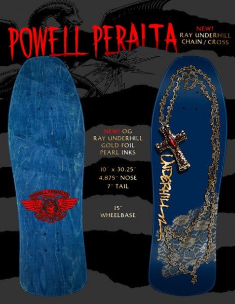 Ray Underhill - Cross - 9.9" x 31.5" - Navy