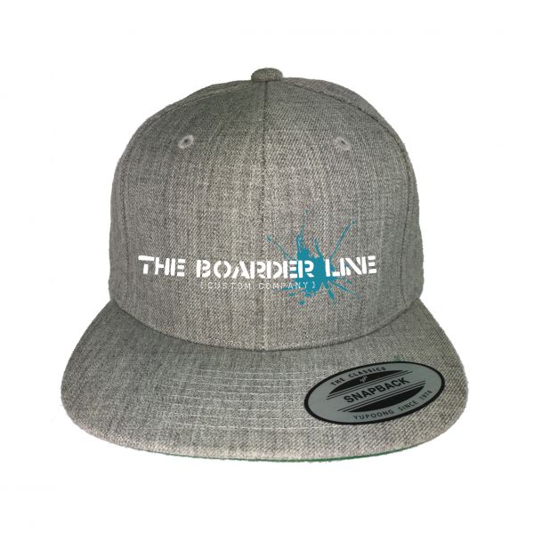 CLASSIC CAP - Heather Grey & Turquoise