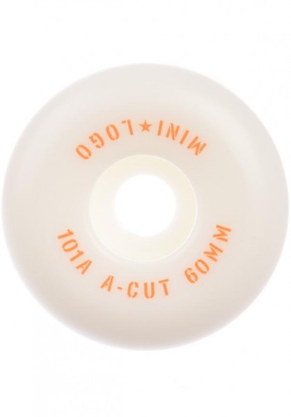 MINILOGO Wheels A-Cut #2 101a White - 51mm