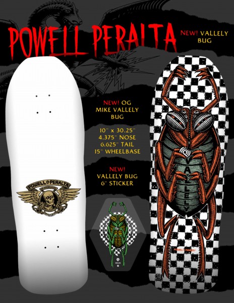 Mike Vallely - Bug - 10" x 30.25" - Checker