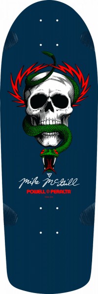 Mike McGill - Skull & Snake 10" x 30.125" - Navy