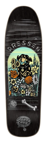Eric Dressen - Pup - 9.31’’ x 32.36’’ - Black Stain & UV Ink