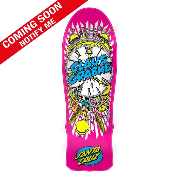 Claus Grabke - Exploding Clock - 10.04" x 29.83'' - Neon Pink