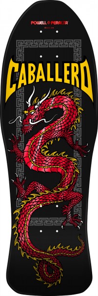 Steve Caballero - Chinese Dragon - 10" x 30" - Red Foil