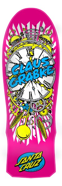 Claus Grabke - Exploding Clock - 10.04" x 29.83'' - Neon Pink