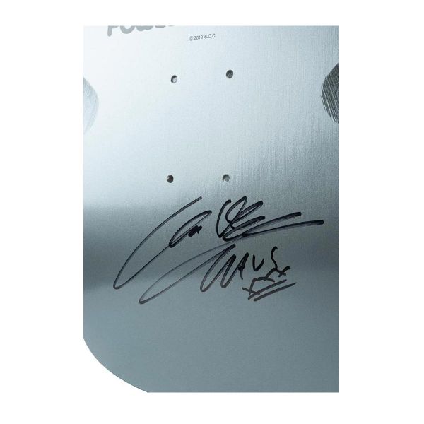 Claus Grabke Flame Face 10.25" x 30.5" Limited Silver signed Edition