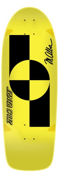 Mike Alba - Salba - Crash Test - 10.03’’ x 29.35’’- Yellow