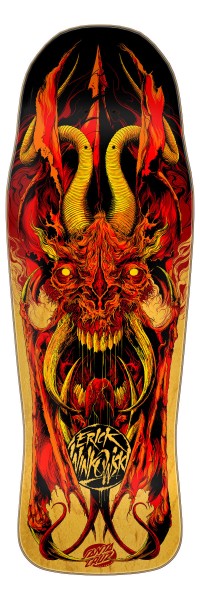 Erick Winkowski - Primeval - 10.34" x 30.54" - Gold & Red