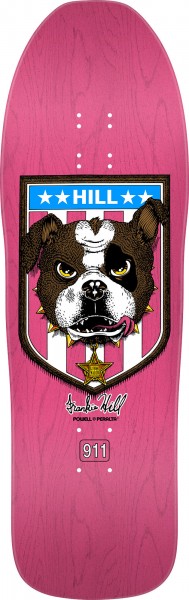 Frankie Hill - Bulldog - 10" x 31.5" - Pink Stain