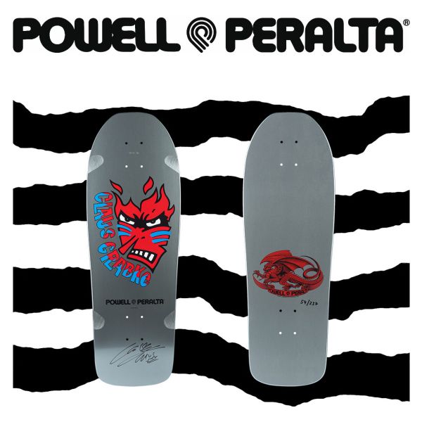 Claus Grabke - Flame Face - 10.25" x 30.5" - Ltd. signed Edit - Silver