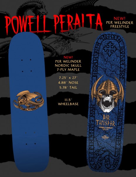 Per Welinder - Freestyle - 7.25" x 27" - Navy